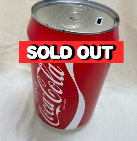 コカ・コーラ缶　貯金箱