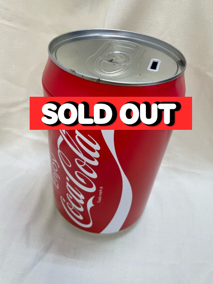 コカ・コーラ缶　貯金箱