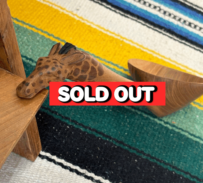 【SOLD OUT】木製　動物スプーン　キリン