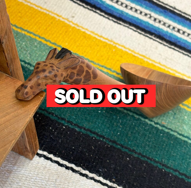 【SOLD OUT】木製　動物スプーン　キリン