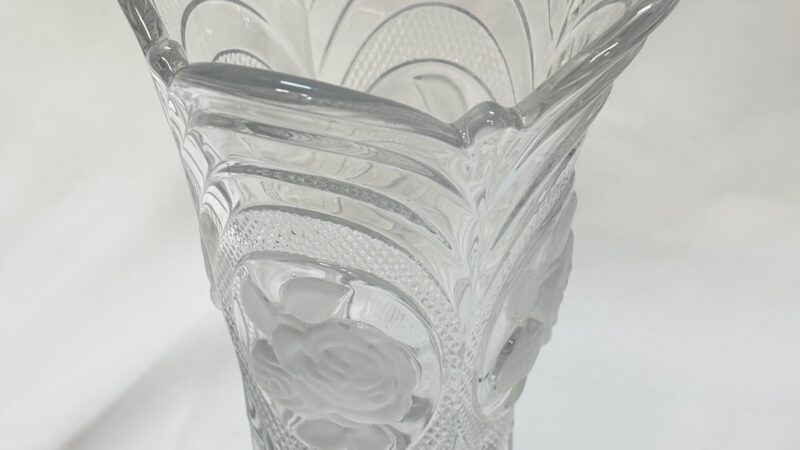 KOSHIDA CRYSTAL 24%　花瓶　フラワーベース　バラ