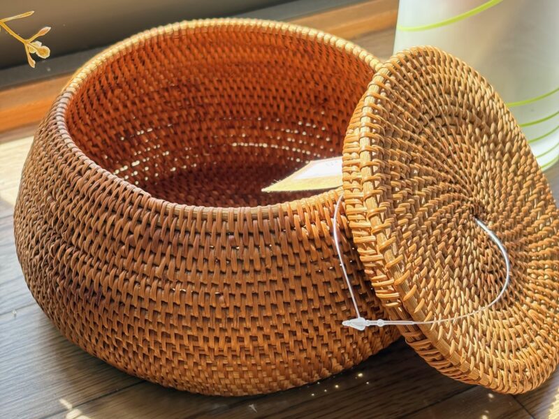 蓋付き小物入れ　収納 バスケット カゴ