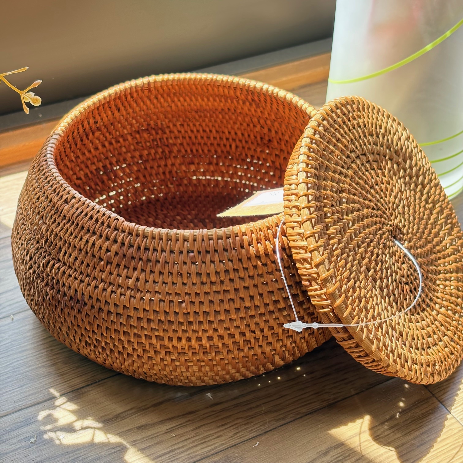 蓋付き小物入れ　収納 バスケット カゴ